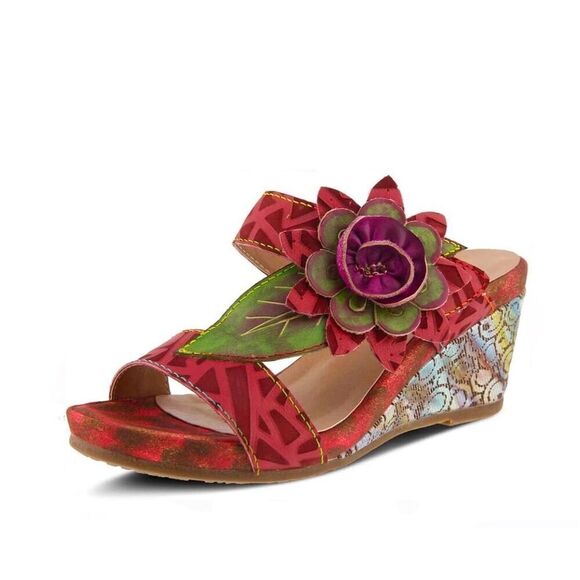 Spring Step L'Artiste Women's Shayla Leather Slide Sandal - Picture 3 of 10